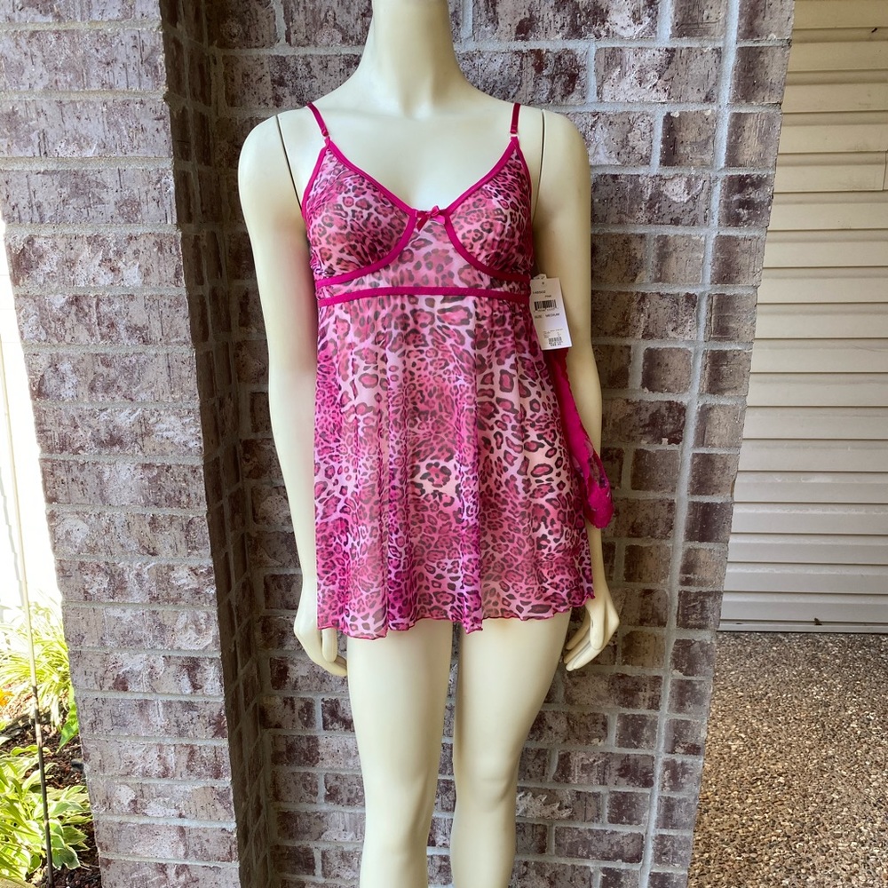 Hanky Panky Cat's Meow Babydoll w/G String